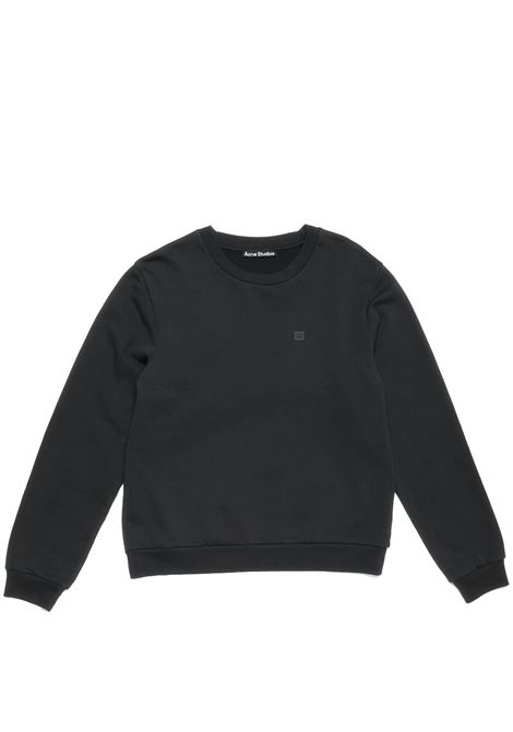 felpa girocollo unisex nera ACNE STUDIOS | CI0187900